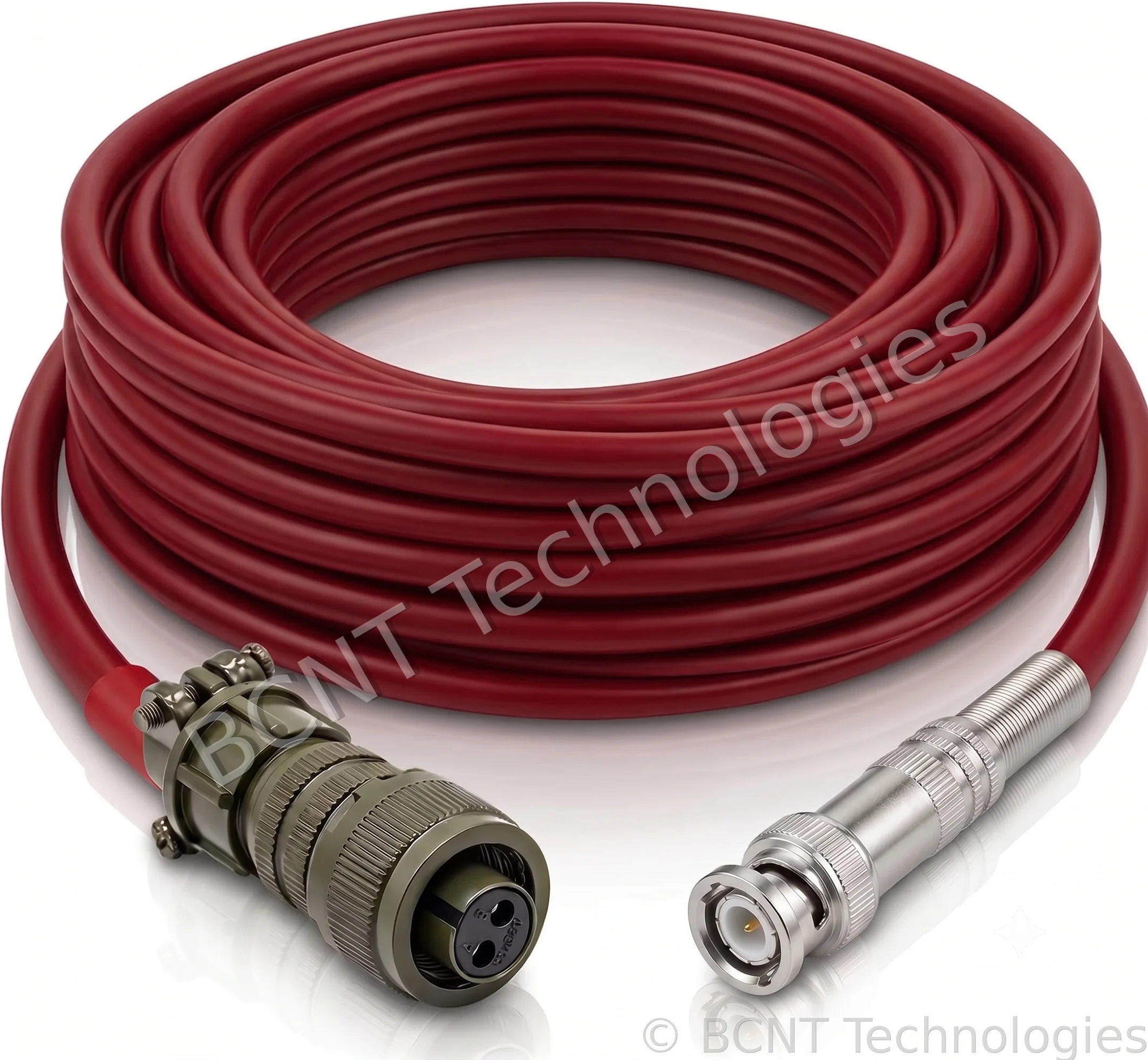 Accelerometer Cable - One side 2 Pin MIL Connector other side BNC