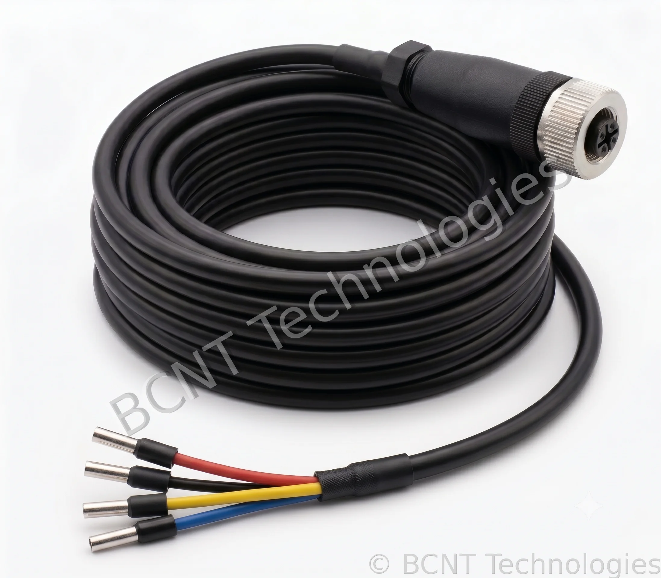 M12  Accelerometer Cable: 4 Pin